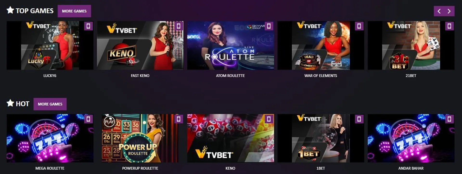 Rtp live slot